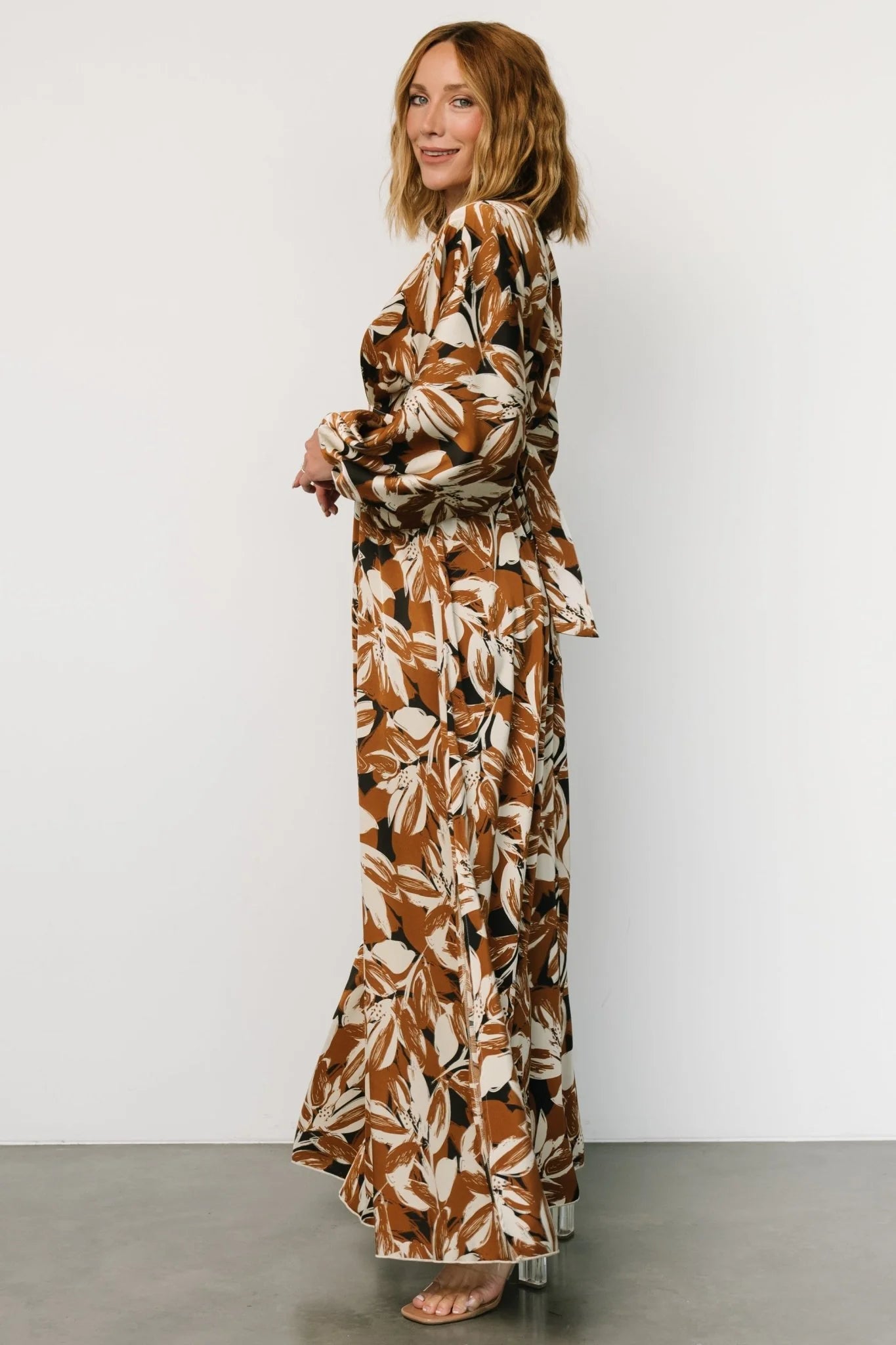 Yolanthe Maxi Dress | Copper Multi