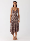 Amelia Midi Dress - Chocolate