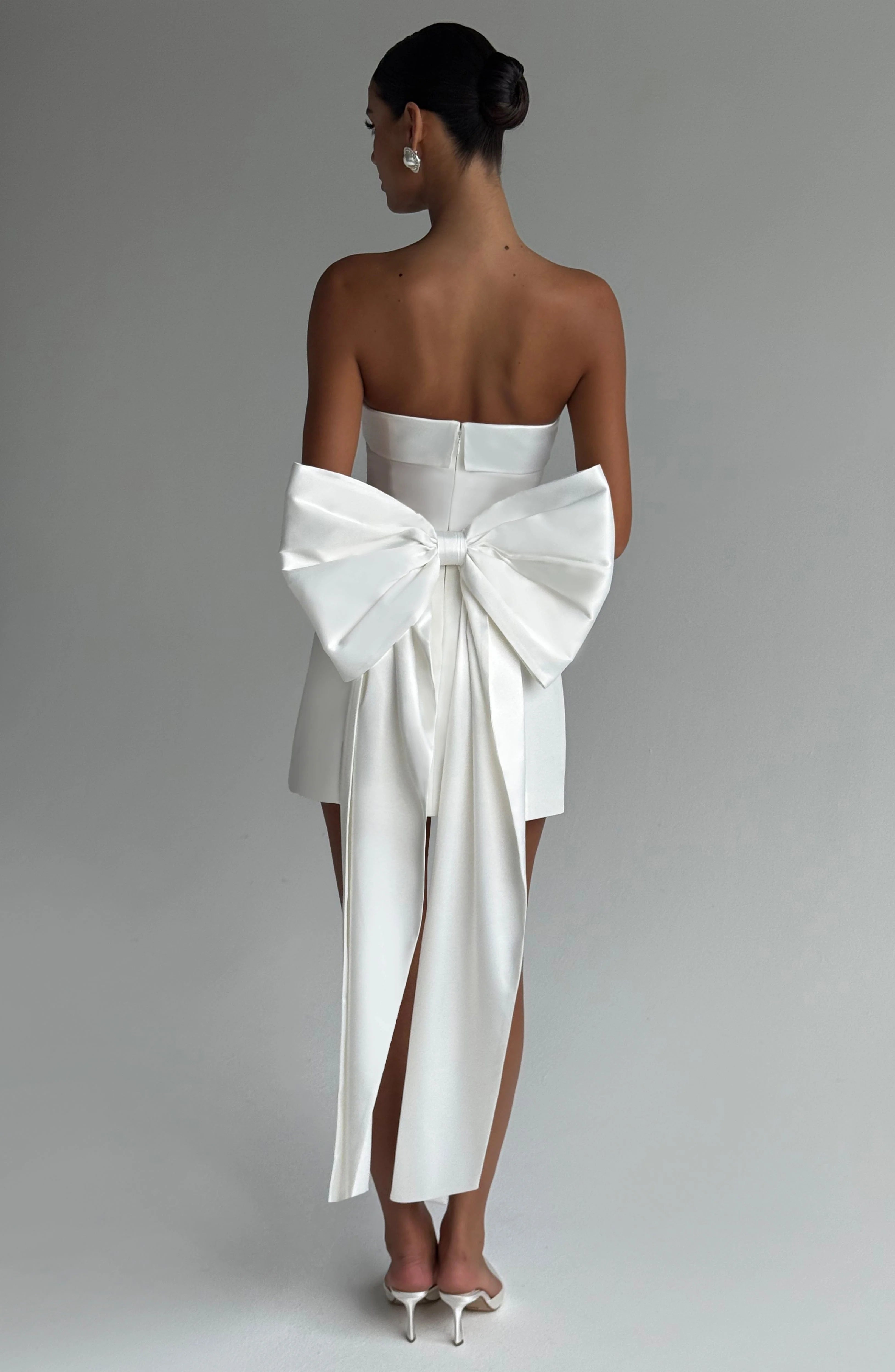 Barbara Mini Dress - Ivory