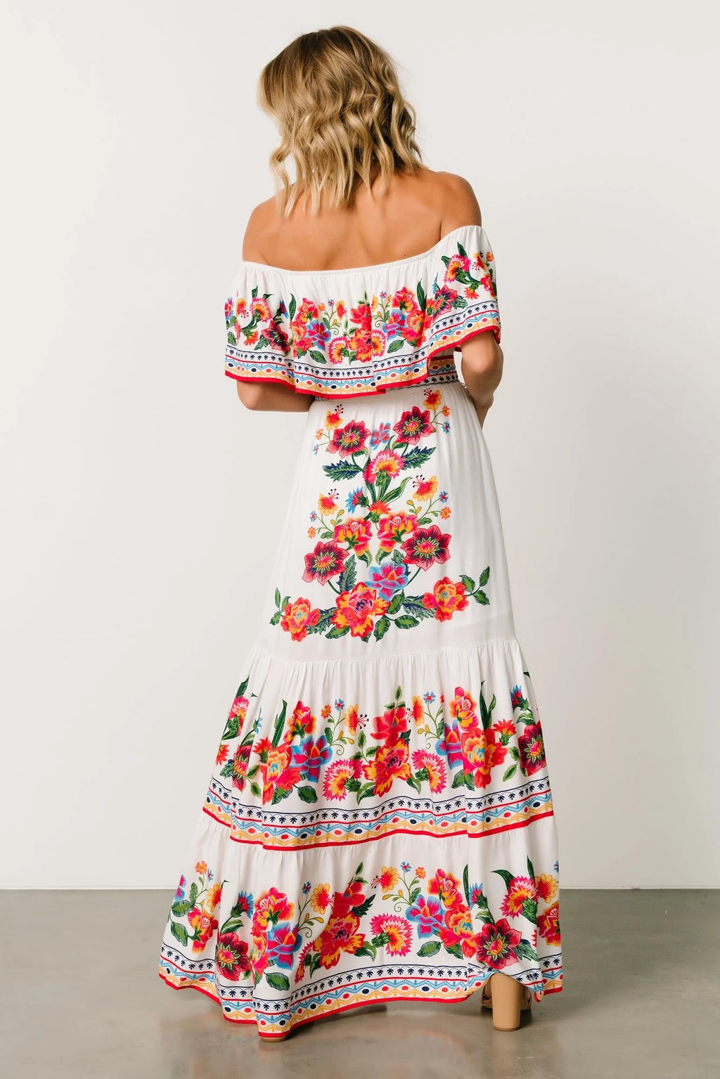 Alejandra Maxi Dress | Ivory Multi Floral