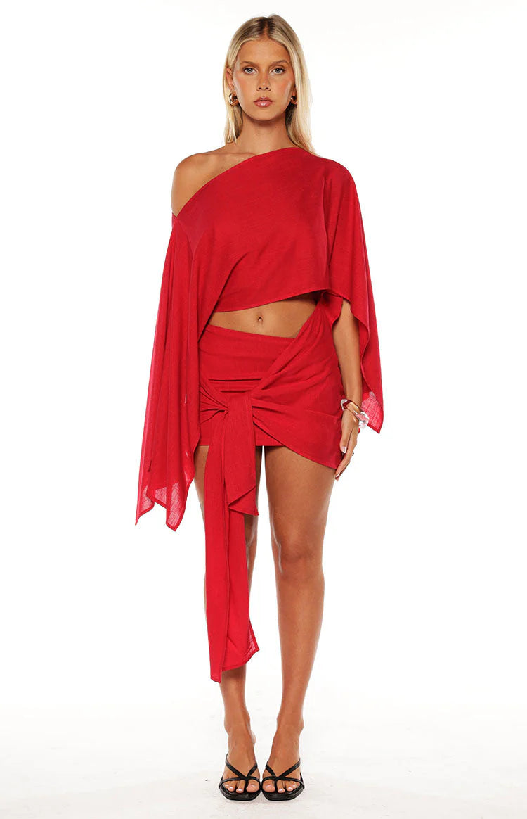 Ryoti Red Mini Dress