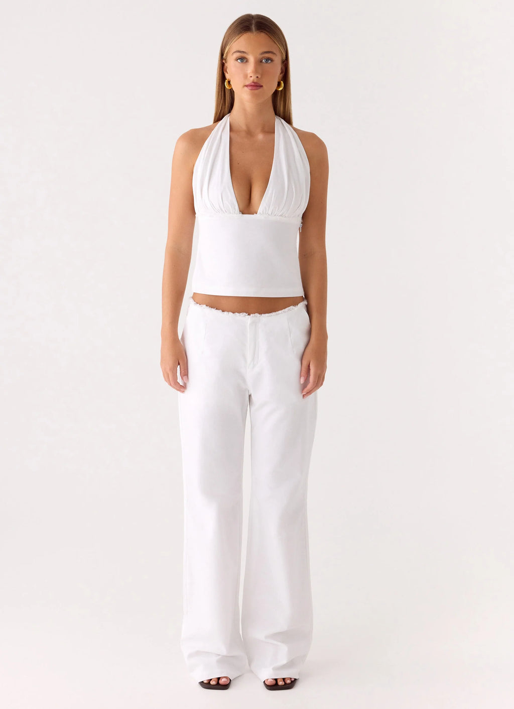 Josephina Pant - White