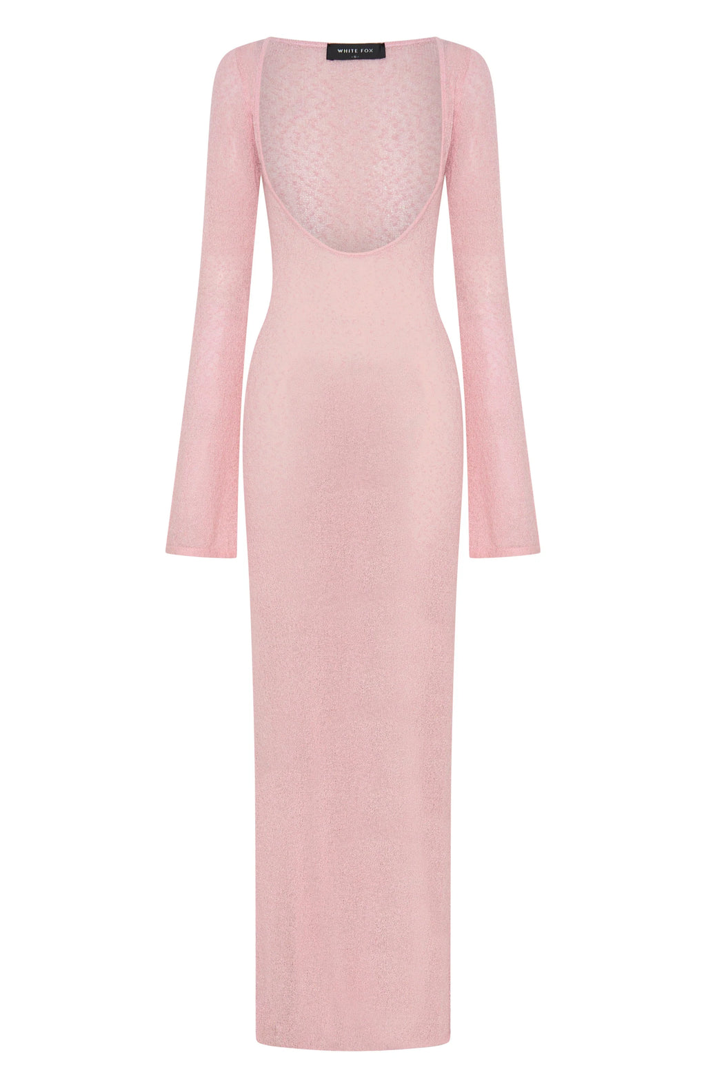 Malta Mermaids Long Sleeve Maxi Dress Blush Pink