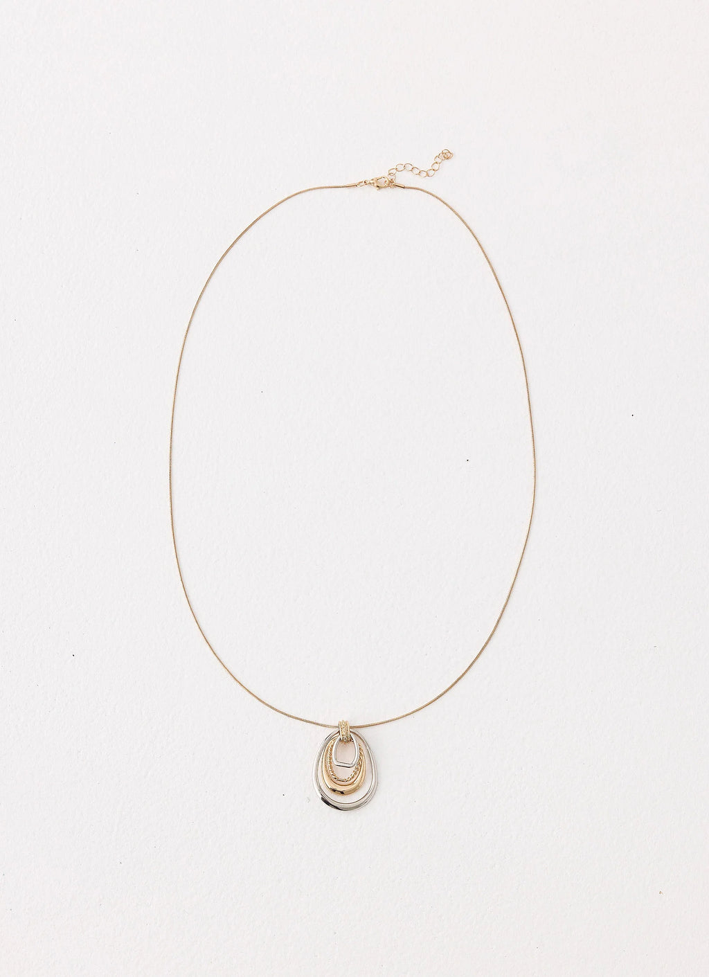 On The Low Necklace - Two Tone