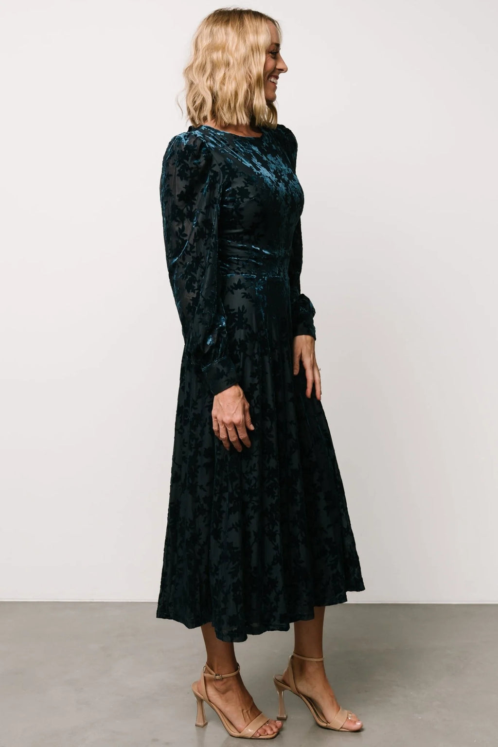 Savi Tie Back Dress | Deep Teal