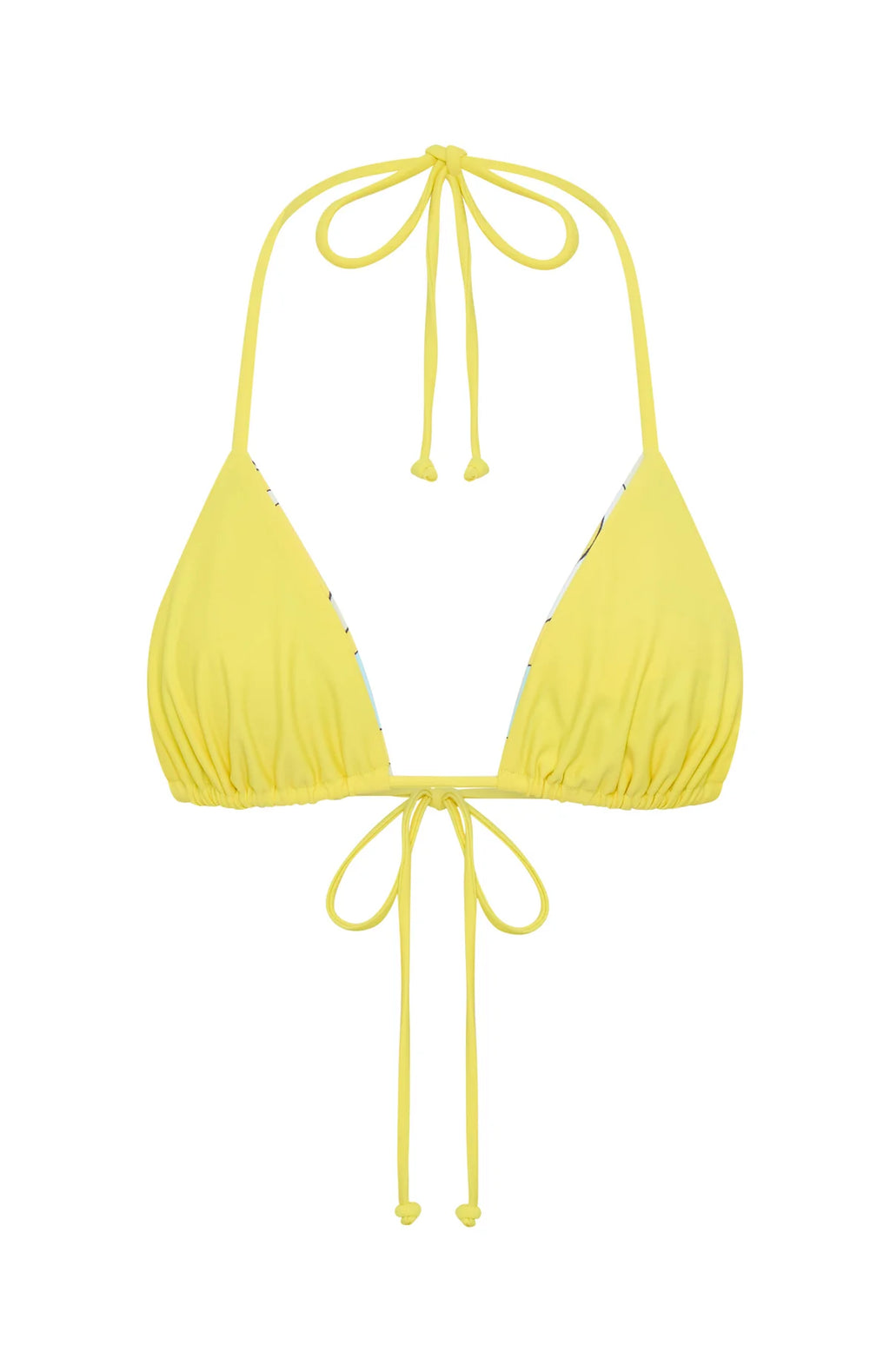 Coolum Reversible Bikini Top Lemontini Fizz