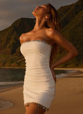 Rhiellie Strapless Mini Dress - White
