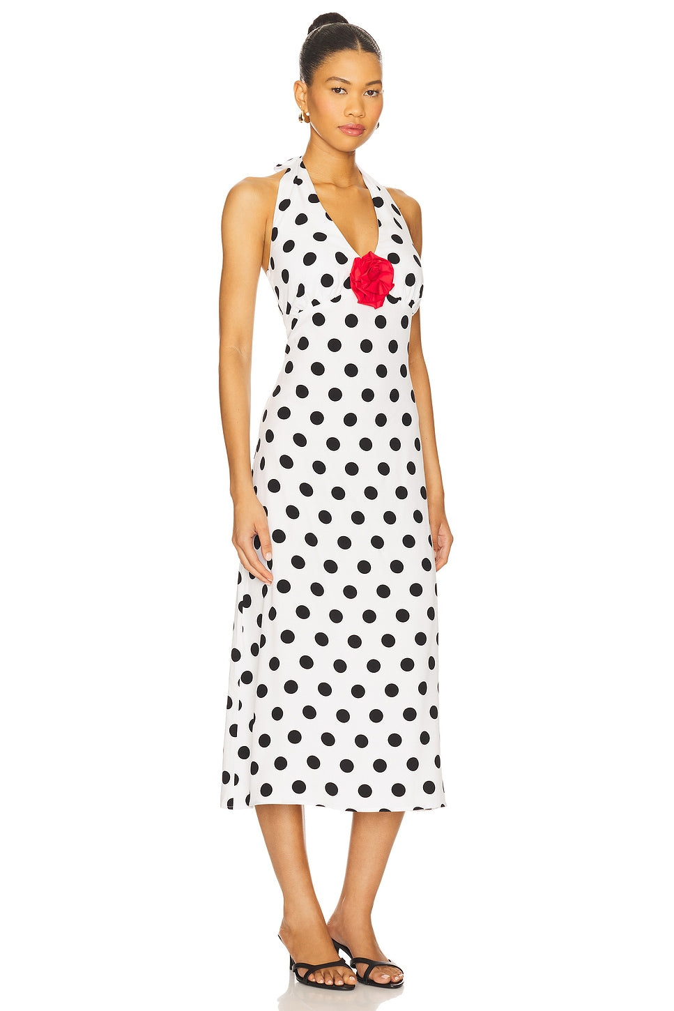 Jardin Halter Neck Maxi Dress