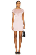 Alisa Satin Mini Dress