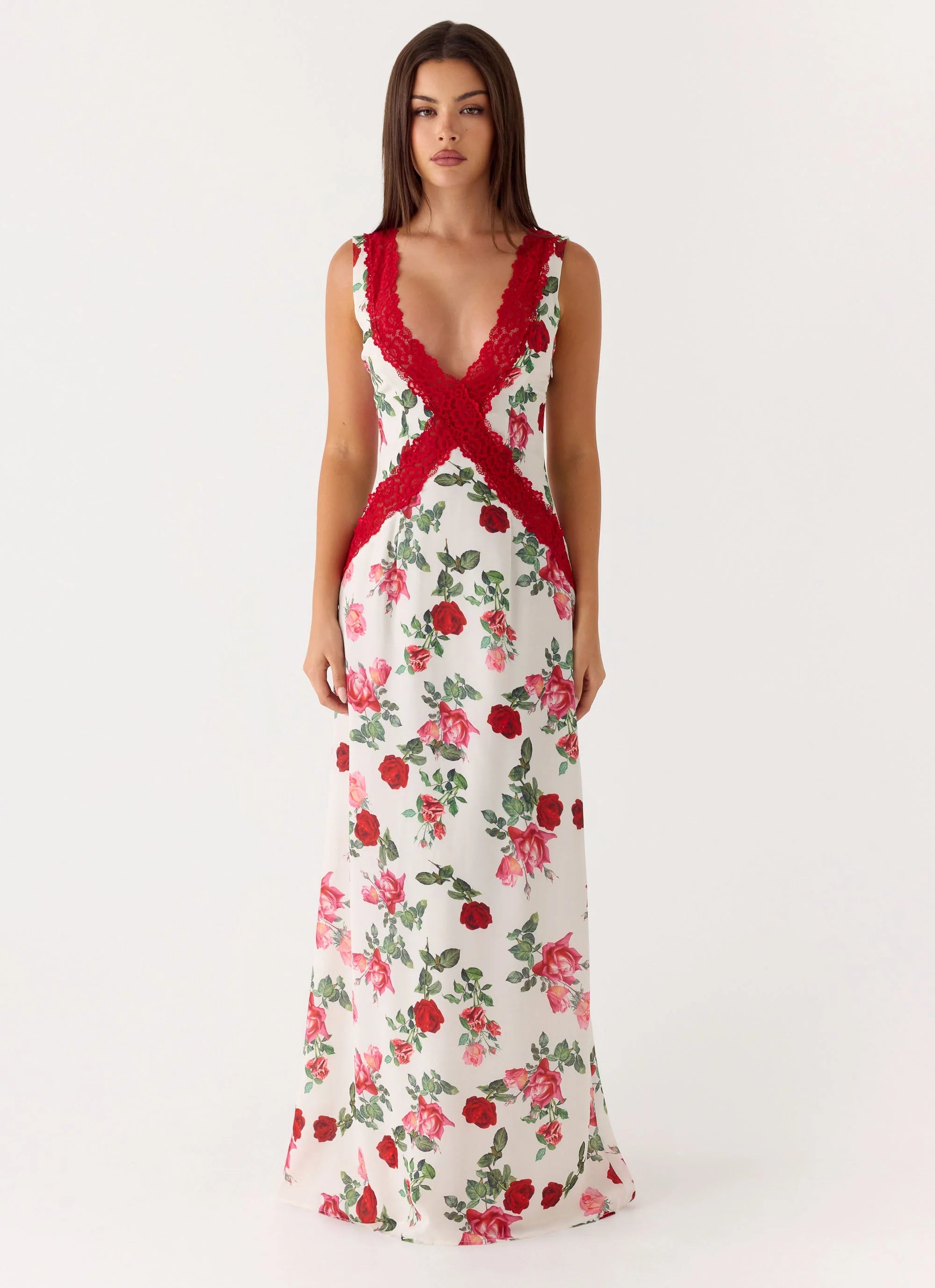 Aoife Maxi Dress - Ivory Bloom