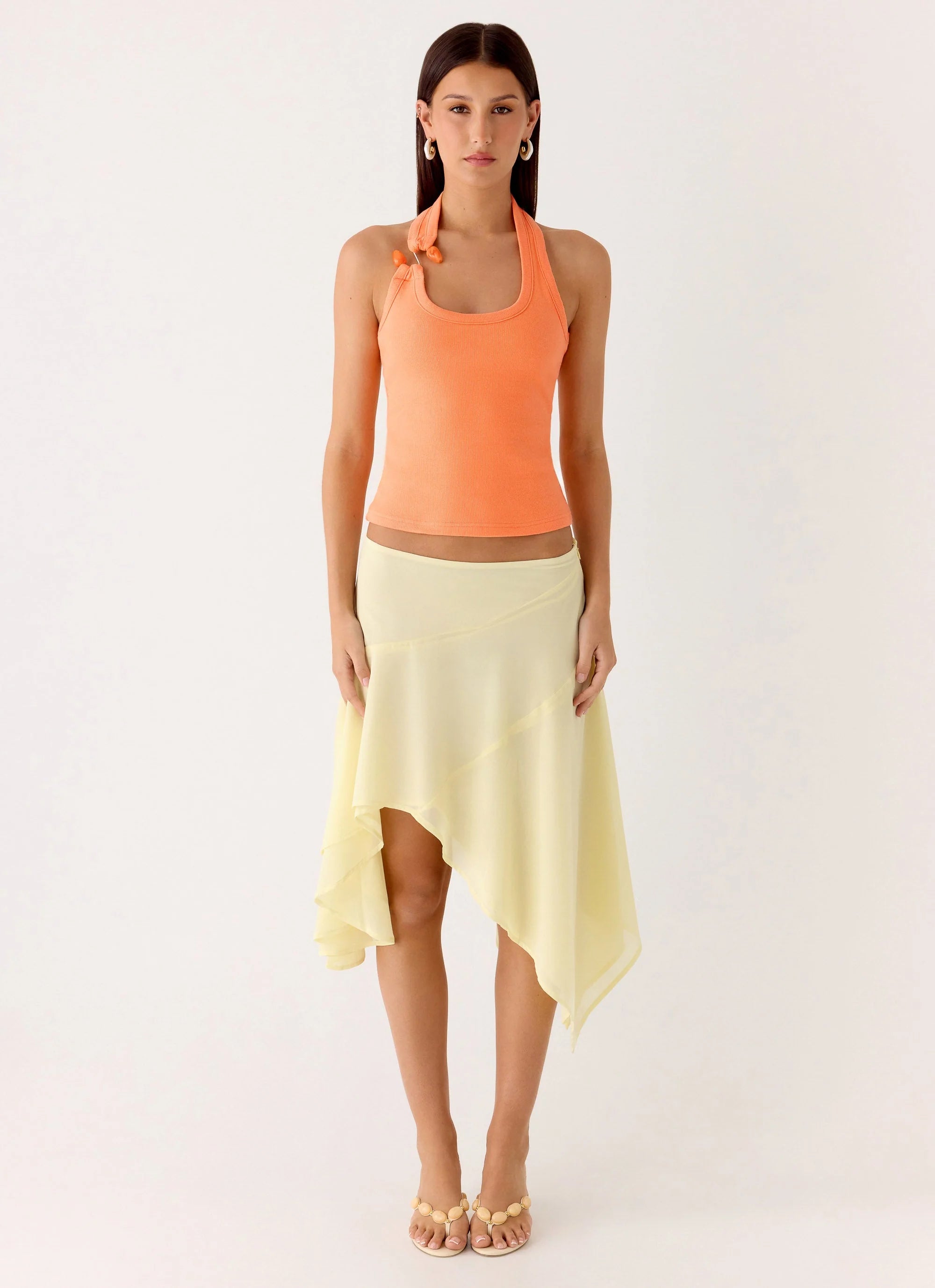 Cladena Top - Apricot