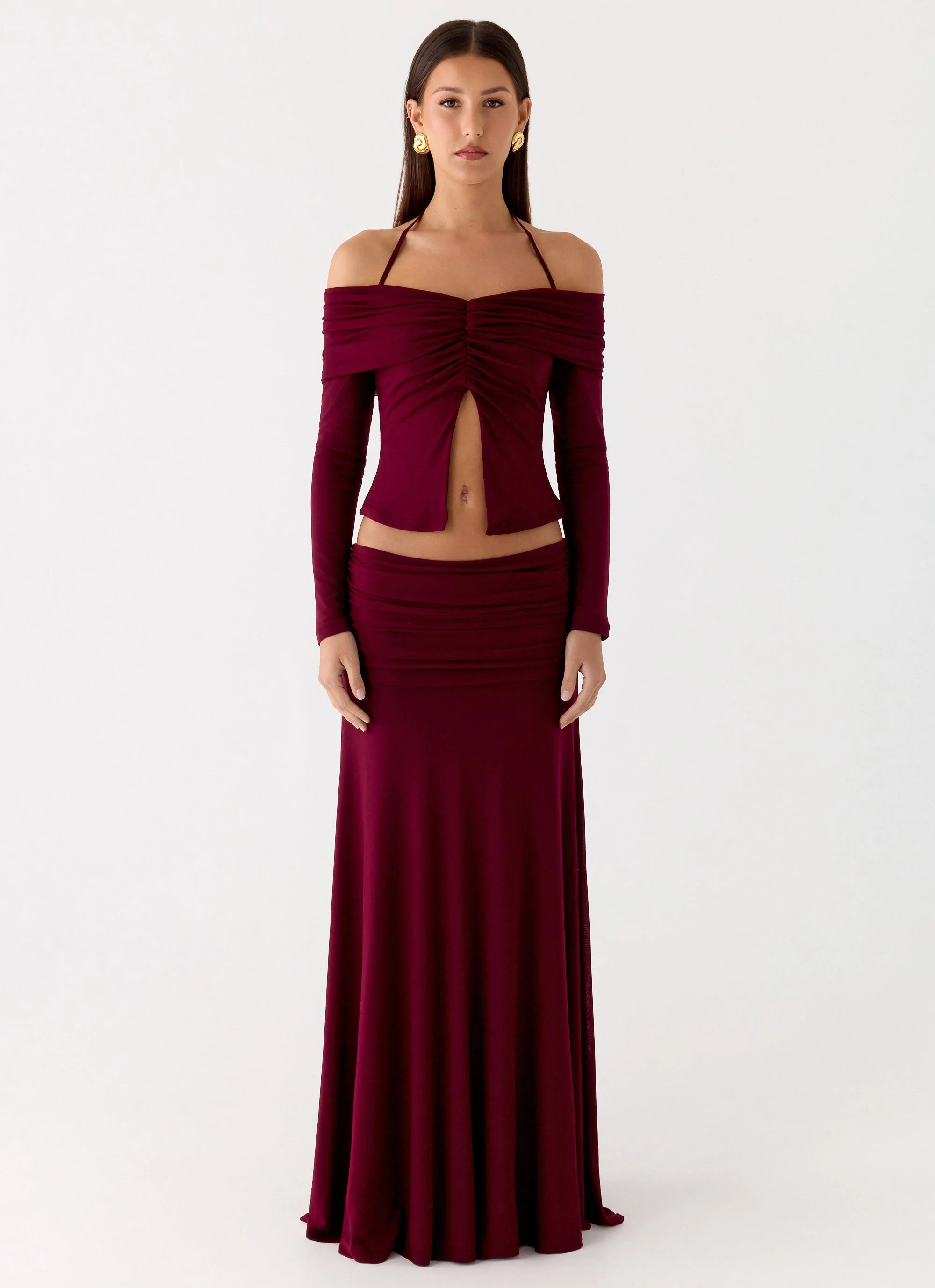 Thorness Long Sleeve Top - Plum