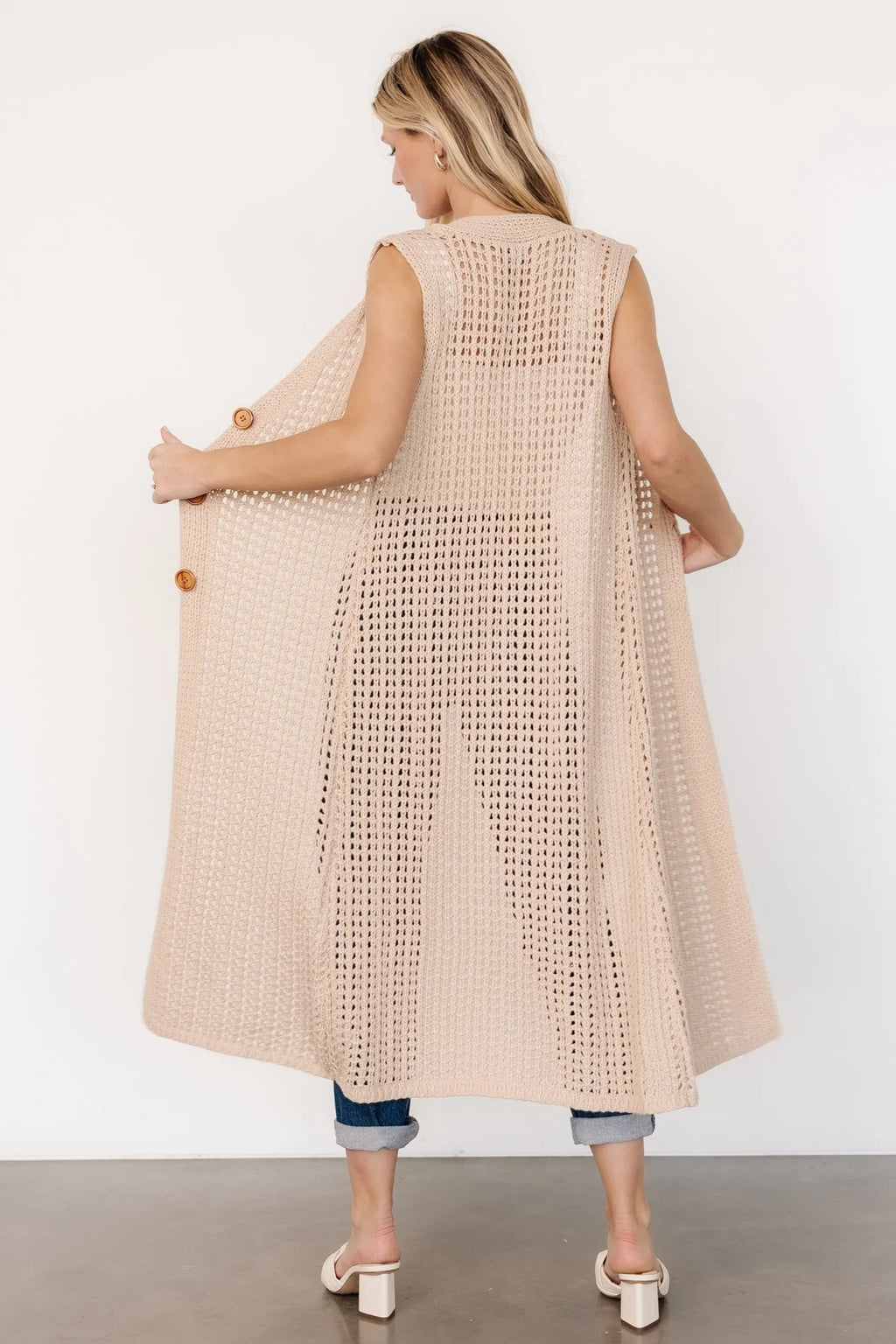 Bretta Duster Vest | Natural
