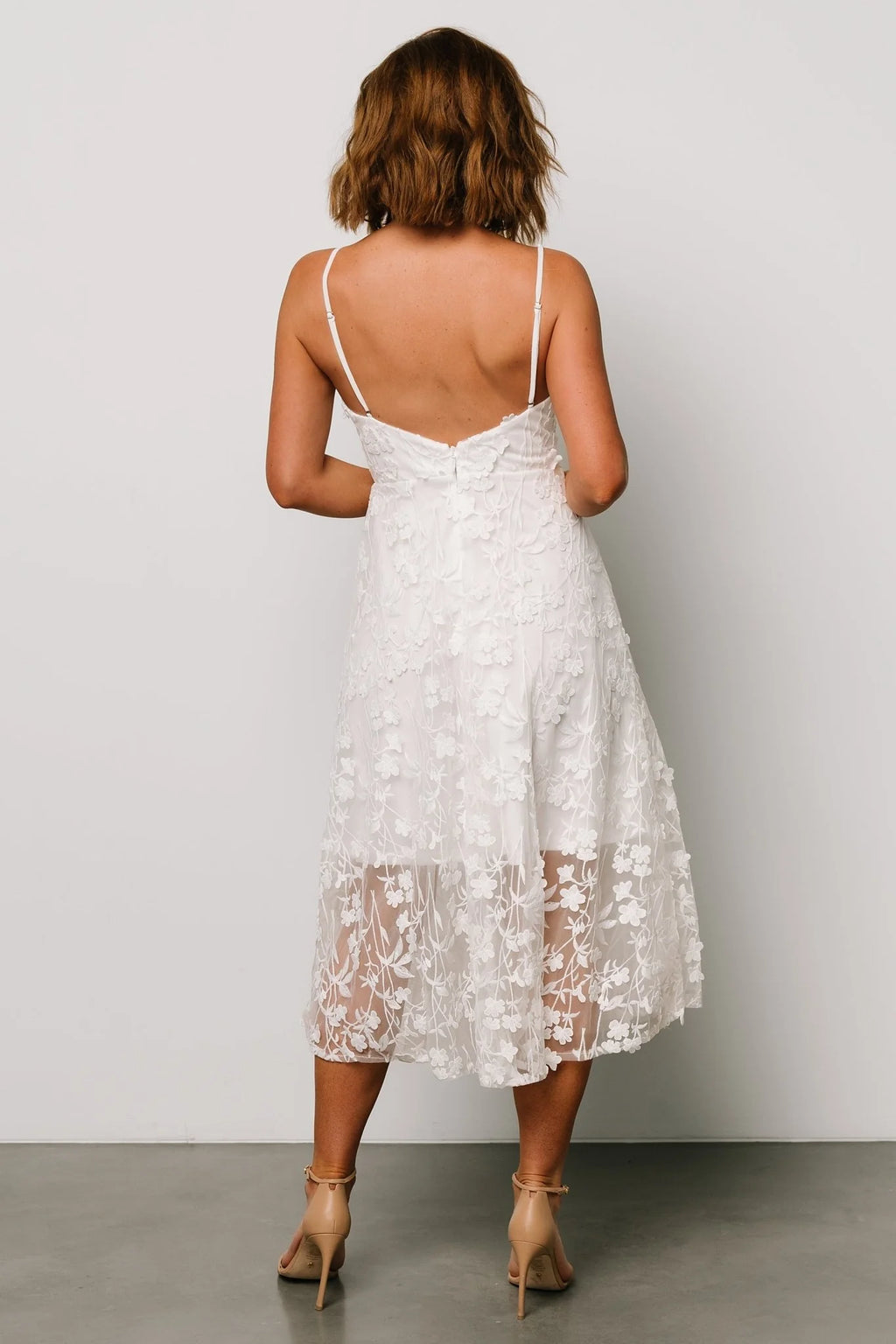 Larissa Midi Dress | Off White