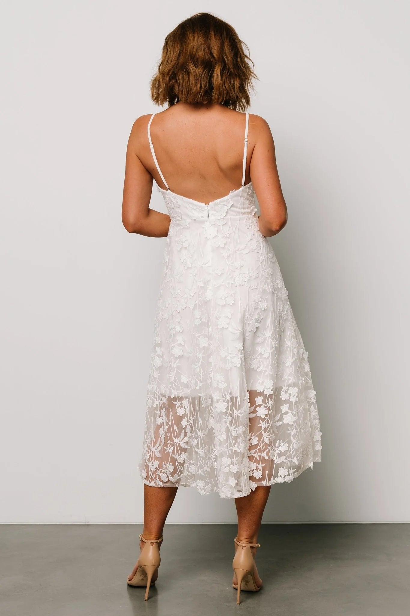 Larissa Midi Dress | Off White