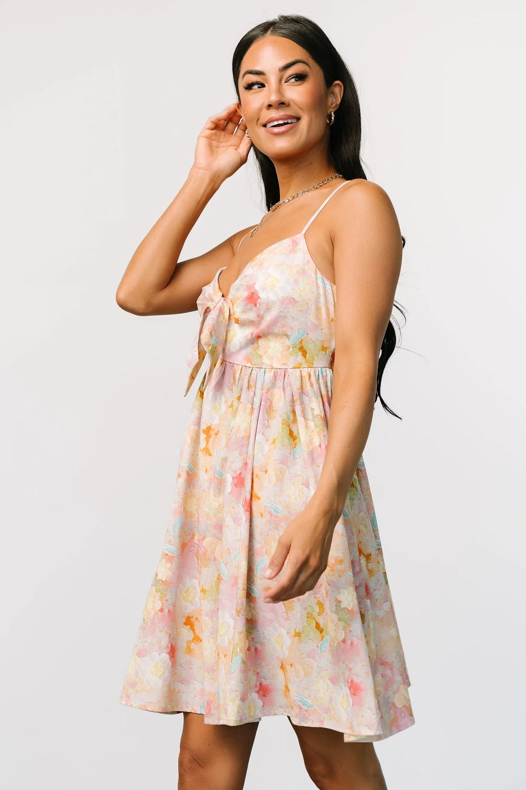 Camellia Mini Dress | Pastel Multi