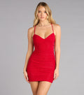 Dazzled And Dazed Glitter Mini Dress