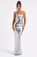 Talisa Maxi Dress - Gunmetal