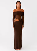 Emery Maxi Dress - Chocolate
