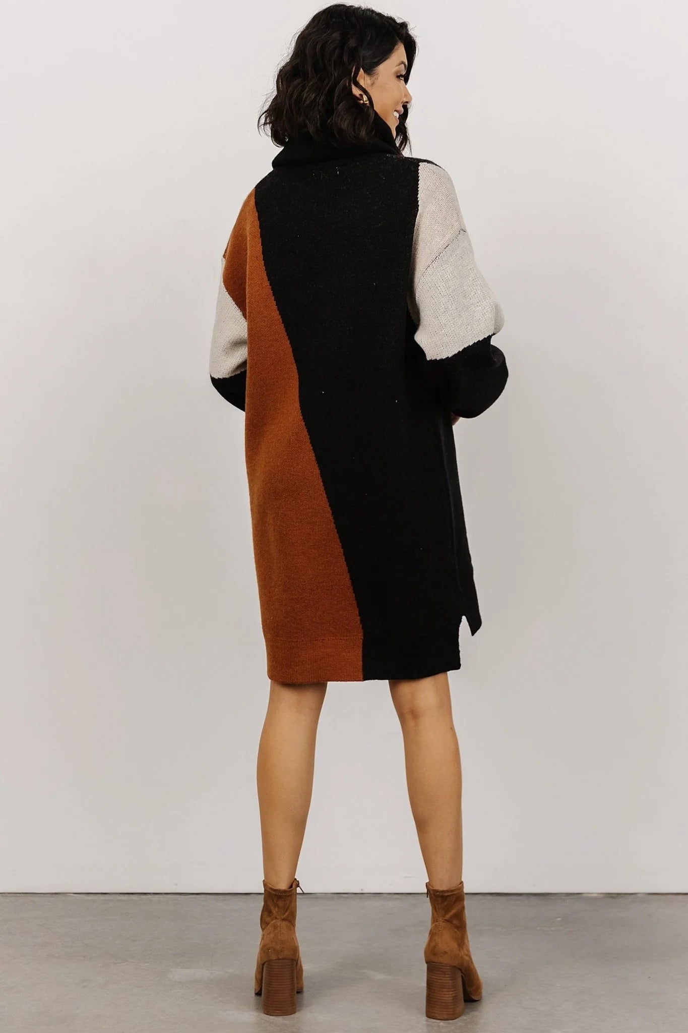Diego Sweater Dress | Black Multi