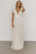 Arlene Shimmer Gown | Ivory