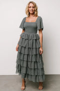 Cherise Tulle Tiered Dress | Blue Sage