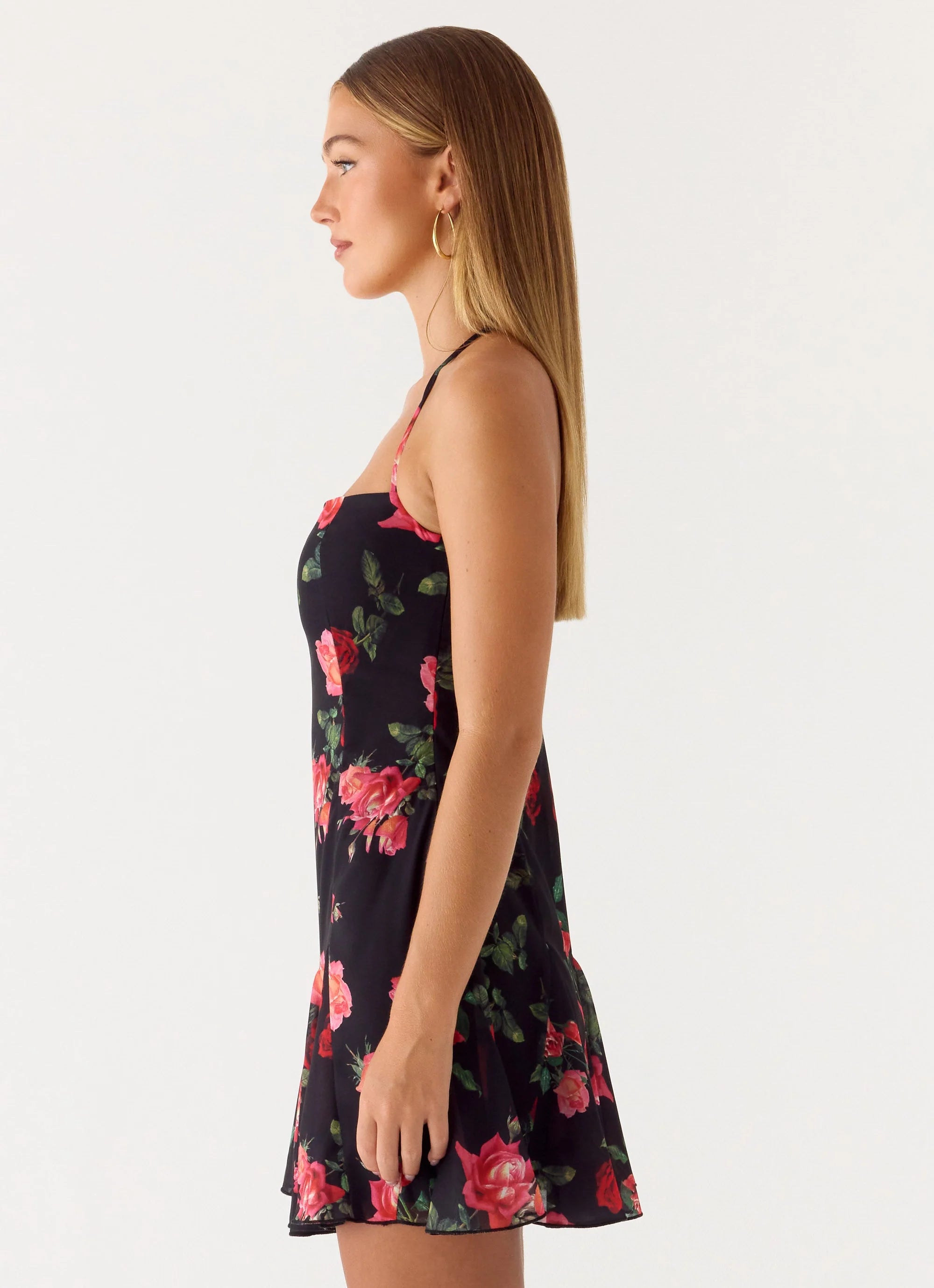 Nikyta Micro Mini Dress - Midnight Bloom