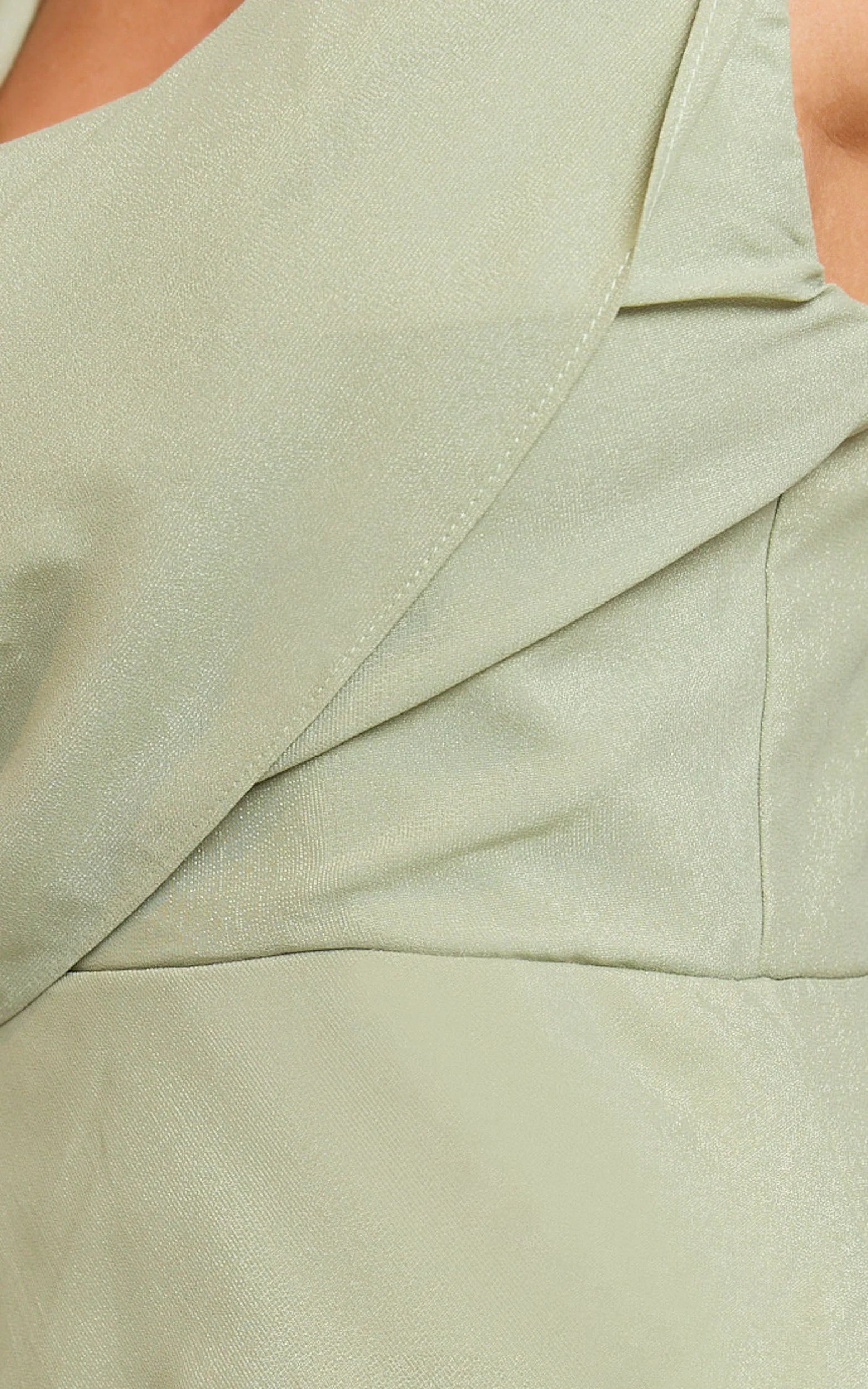 Klarissa Maxi Dress - Cowl Neck Scarf Dress in Sage